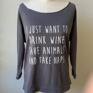 Off shoulder/One shoulder Sweatshirt